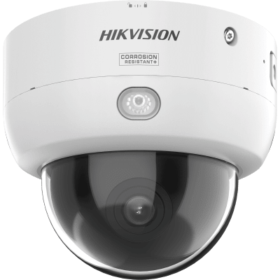 Cámara Domo IP / 4 Megapixel / Lente Motorizado 2.8/4 mm / Dual Light 30 m (98.4 ft) / Darkfighter S / IP67 / IK10 / Audio Bidireccional / 4 Analíticos Inteligentes