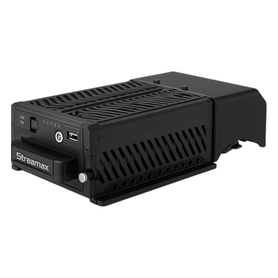 DVR Móvil / 8 Canales / 4 AHD 2 Megapixel + 4 IP / H.265 / Almacenamiento HDD y SSD M.2 / 4G / Wi-Fi / GPS / -40 a 70°C (-40 a 158°F)