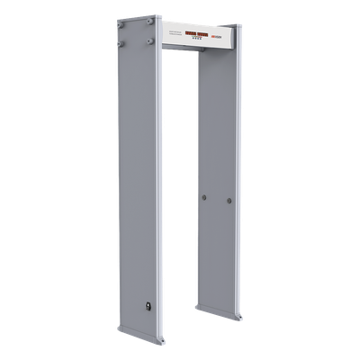 Arco Detector de Metales / 6 Zonas de Detección / Precisión Moneda 25 mm / 255 Niveles Sensibilidad / Contador de Personas por Infrarrojos / Indicación LED