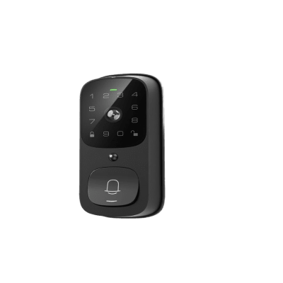 Cerradura Inteligente con Videoportero / Wi-Fi 2.4 GHz / Huella Digital / Teclado Táctil / IP65 / 8 Baterías AA