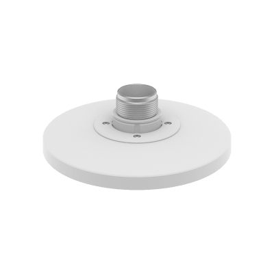 Adaptador de Montaje tipo Plato / Aluminio / Ø215 x 67 mm / Pared o Techo / Conexión Tubo 1 1/2' PF