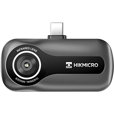Cámara Térmica para Smartphone / 96 × 96 (9,216 píxeles) / SuperIR 4× y 16× / Imagen Sin Obturador 25 Hz / AI SuperScene / NETD < 50 mK / USB-C iOS y Android / IP40 / 23 g