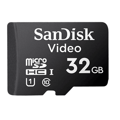 Memoria microSD / 32 GB / Clase 10 UHS-I / Alta Resistencia / Videovigilancia 24/7 / -25 °C a 85 °C
