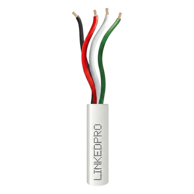 Cable para Alarma / 4x22 AWG / Cobre Sólido / 305 m (1000 ft) / Clasificación CM / Blanco