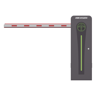 Barrera Vehicular Automática / Brazo Iluminado LED 4 m (13.1 ft) / Motor Brushless 24 VDC / 360 Ciclos/Hora / Semáforo Rojo-Verde Integrado / Control Bluetooth