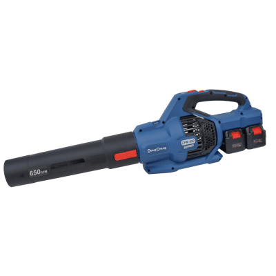 Sopladora Inalámbrica de 20V+20V, Incluye 2 baterías de 20V/6.0Ah, Cargado doble y 3 Boquillas.