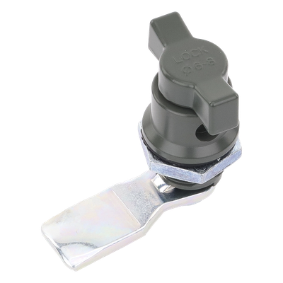 Cerradura de Medio Giro / Aleación de Zinc / Opción Candado 5 mm / Uso Exterior / Gabinetes PST Acero