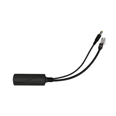 Splitter PoE / IEEE 802.3af/at / 30W / Puerto Gigabit / Salida DC 12V 2A / Indicadores LED
