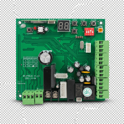 Tarjeta Electrónica de Control / Operador de Barrera / Contacto Seco / Entrada Fotocelda / Display de Configuración