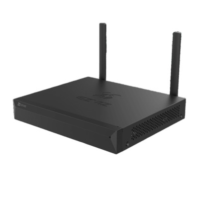 NVR IP / 4 Canales / 5 Megapixel (3K) / Wi-Fi 2.4 GHz Dual Antena / H.265/H.264 / HDMI 2592x1944 / Almacenamiento 8TB / ONVIF