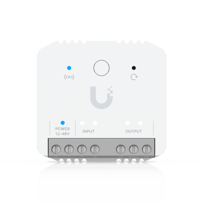Relé Inteligente / Contacto Seco 10A / 12-48V DC / 12-240V AC / Alcance Inalámbrico 2 km (1.2 mi) / Integración UniFi Protect