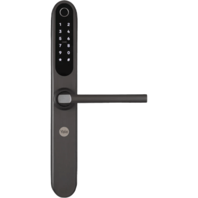 Cerradura Digital / Teclado Retro-iluminado / 100 Huellas + 300 Accesos / IP66 / Backset 50 mm / 1.64 ft-2.13 ft