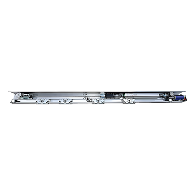 Operador Automático para Puertas Corredizas / Motor DC sin Escobillas / Carga 2 × 120 kg / Velocidad 10 a 42 cm/s / Sincronizable / Batería de Respaldo Opcional