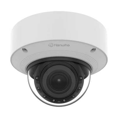 Cámara Domo IP / 8 Megapixel 4K / Zoom Motorizado 4.4-9.3 mm 2.1x / Dual NPU / IR 50 m (164 ft) / extremeWDR 120 dB / IP52 IK10