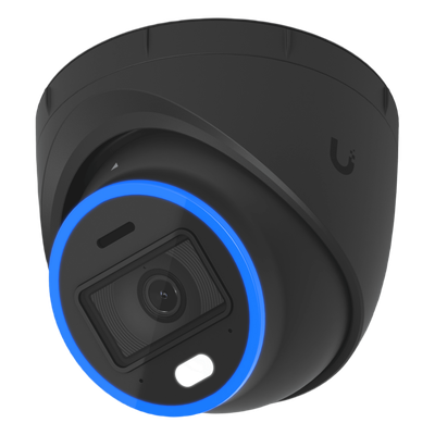 Cámara IP Turret / 4K 8 Megapixel / Ángulo Ultra-Ancho 109.9° / IR 40 m (131.2 ft) / AI Reconocimiento Facial y de Matrículas / LED Color Nocturno / Audio Bidireccional / PoE+ / IP66 IK08