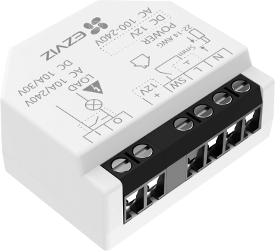 Relé Inteligente Wi-Fi / 16A 250VAC / Wi-Fi 6 y BLE / Alcance 200 m (656.2 ft) / Control por Voz / Compatible Matter