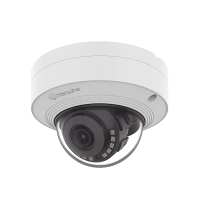 Cámara IP Domo Antivandálica / 5 Megapixel / Lente 3 mm / IR 20 m (65.6 ft) / WDR 120 dB / IP66 / IK10 / NEMA 4X / H.265 & WiseStream