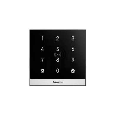 Teclado de Control de Acceso / Gestión en la Nube / PoE / Lector NFC y Tarjetas 125 kHz / MIFARE 13.56 MHz / IP65 / 1 Puerta / PIN Temporal