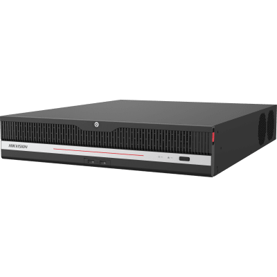 NVR IP / 64 Canales / 32 Megapixel (8K) / 8 Bahías HDD / RAID Hot Swap / Reconocimiento Facial / Dual HDMI / 400 Mbps Throughput