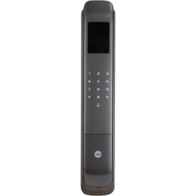 Cerradura Digital / Reconocimiento Facial 3D / Sensor de Huella con IA / 100 Huellas / 100 Tarjetas MIFARE / IP54 / Aleación de Aluminio