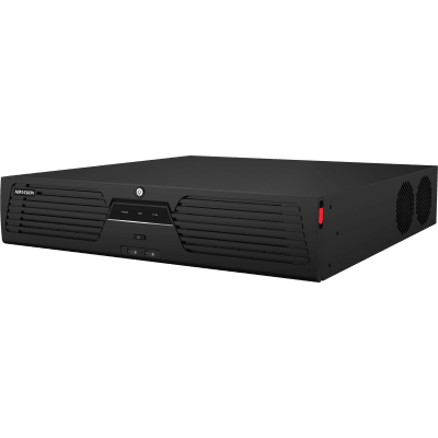 NVR IP / 32 Canales / 32 Megapixel (8K) / AcuSense / ANPR / Conteo de Personas / Heat Map / 8 Bahías HDD / RAID Hot Swap / Dual HDMI 8K / 2 U Rack