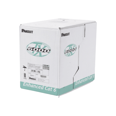 Cable UTP / Categoría 6 Mejorado / 23 AWG / 305 m (1000 ft) / 4 Pares / PVC CM / Bobina Reelex