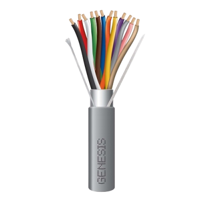 Cable Multipar / 6 Pares 18 AWG / 1000 Pies (305 m) / Blindado / Riser CMR / Gris / Audio y Control