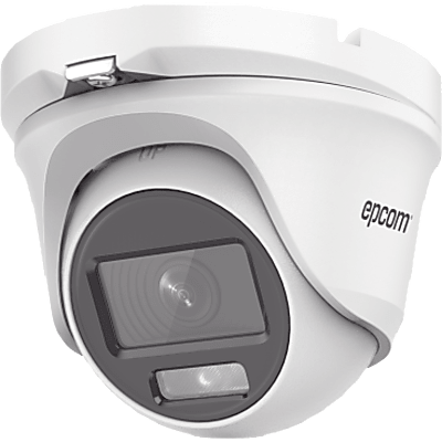 Cámara Eyeball TurboHD / 3K 2960x1665 / Lente 2.8 mm / ColorVu Luz Blanca 20 m (65.6 ft) / Audio por Coaxitron / IP66 / dWDR / 4 Tecnologías TVI-AHD-CVI-CVBS