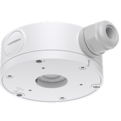 Caja de Conexiones / Aluminio ADC12 / Blanco RAL 9003 / IP67 / 122.3×122.3×46 mm / 0.36 kg / Conectores G3/4"