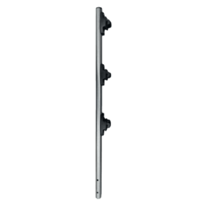 Poste de Paso para Cerca Eléctrica / Tubo de Acero Galvanizado en Caliente / 3 Aisladores con Remache / Longitud 75 cm (29.5 in) / Diámetro 25 mm (1 in) / Peso 0.57 kg
