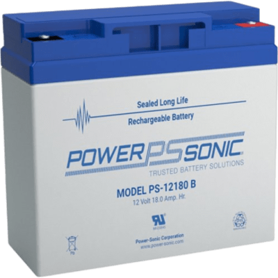 Batería de Respaldo AGM/VRLA / 12V / 18Ah / Vida Útil 5 Años / Terminales Tipo B / Libre de Mantenimiento / Certificación UL
