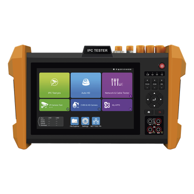 Tester Profesional Multifunción / Pantalla Táctil 7" / Video 4K/8K / IP/Coaxial / Wi-Fi / TDR / Potencia Óptica / PoE