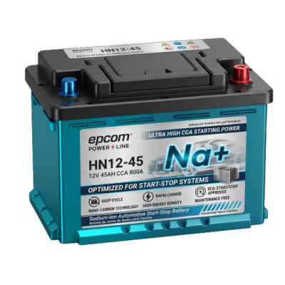 Batería de Iones de Sodio Ciclo Profundo / 12 Vcc 160 Ah / 1920 Wh / 8000 Ciclos / IP65 / Operación -30 a 60 °C / Paralelo hasta 16 Unidades