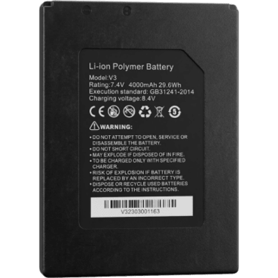 Batería Li-Ion / 7.4 VCC / 4000 mAh / 29.6 Wh / Carga 8.4 VCC / 320 g / Para Testers CCTV