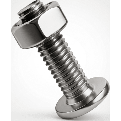 Tornillo y Tuerca de Abrazadera / Acero / M6 x 20 / Para Torniquetes XT100L y XT200L