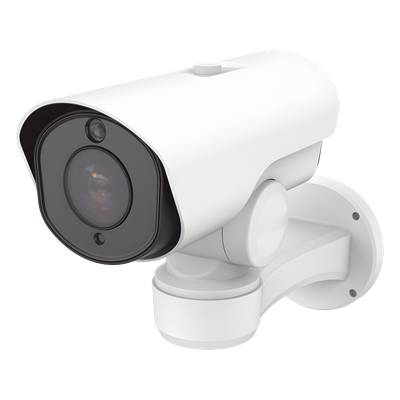 Cámara PTZ Bullet IP / Zoom Óptico 12X / 100 fps / Super WDR Pro 140 dB / IR y Luz Blanca / IP66