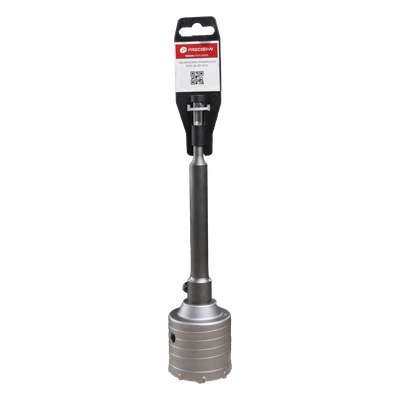 Broca Pasamuros SDS / 50 mm Diámetro / 220 mm Longitud / Triple Filo / Carburo de Cobalto / Concreto
