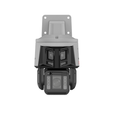 PTZ IP TandemVu / 4 Megapixel / 32X Zoom / Dual Light IR 150 m (492.1 ft) / Luz Blanca 30 m (98.4 ft) / IP67 NEMA 4X / C5 Anticorrosivo / DarkFighter / WDR 140 dB / Auto-Seguimiento