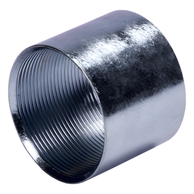 Cople para Tubo IMC / 1/2" (13 mm) / Acero Galvanizado / UL Listed / Pared Gruesa