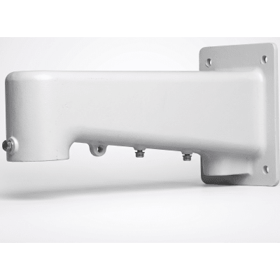 Soporte de Pared para Cámara Bala / Aluminio / Rosca 1-1/2" NPT / Interior y Exterior / Perfil Compacto 222.7 mm (8.77 in)