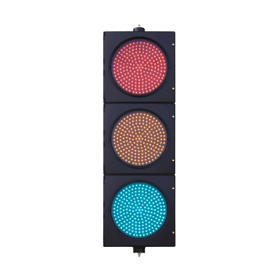 Semáforo de Señalización LED / 3 Colores Rojo-Amarillo-Verde / 204 LEDs por Color / 400-600 cd / 110 VCA / 13 W / IP Hermético