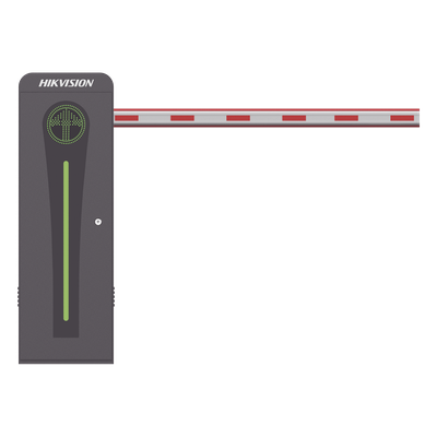 Barrera Vehicular Automática / Brazo Iluminado LED 4 m (13.1 ft) / Motor Brushless / 360 Ciclos por Hora / Semáforo Rojo-Verde / 2 Controles Remotos