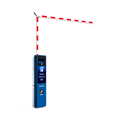 Barrera Vehicular DERECHA Todo en Uno / Brazo Articulado Incluido de 4 mts / Cámara ANPR Integrada / Boton de Ayuda / Pantalla LCD / Apertura en 4 segundos