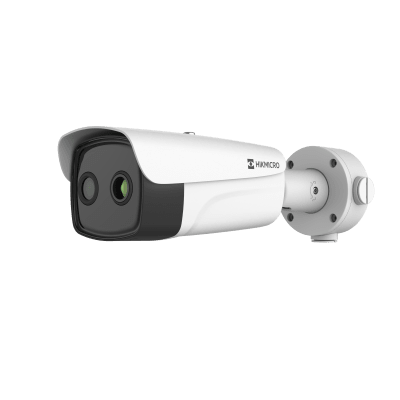 Cámara Bala IP Bi-Espectral / Térmica 384 × 288 / Óptica 5 MP / IA Guanlan / -20°C a 150°C / IP67