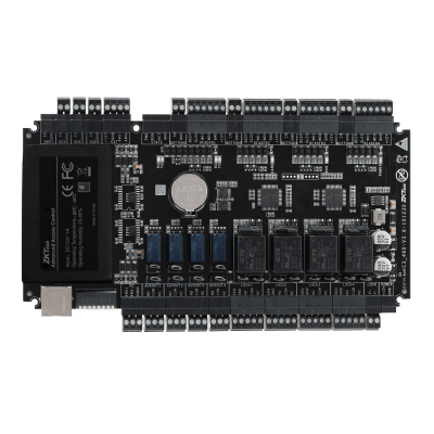 Controlador de Acceso IP / 4 Puertas / Linux Embebido / 100,000 Usuarios / RFID y QR Code Dinámico / RS-485 OSDP 2.1.7 / Wiegand W26/W34/W66 / AES 256-bit / HTTPS TLS1.2